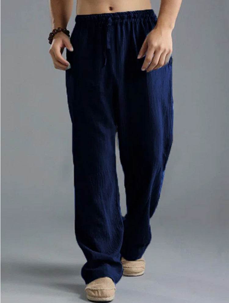Men's Breathable Linen Loose Casual Sports Pants - ProTrendyz