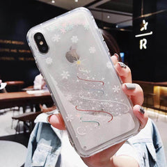 Compatible with Apple , Snowflakes Sands Mobile Shell Christmas - ProTrendyz