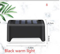 New Upgrade Waterproof LED Solar Fence Lamp Solar Deck Lights Solar Step Light Outdoor For Patio Stairs Garden Pathway Step Yard - ProTrendyz