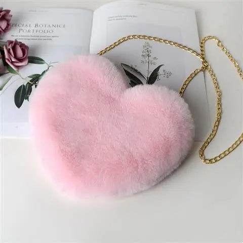 Love Bags For Women Plush Chain Shoulder Bags Valentine's Day Party Bag US - ProTrendyz