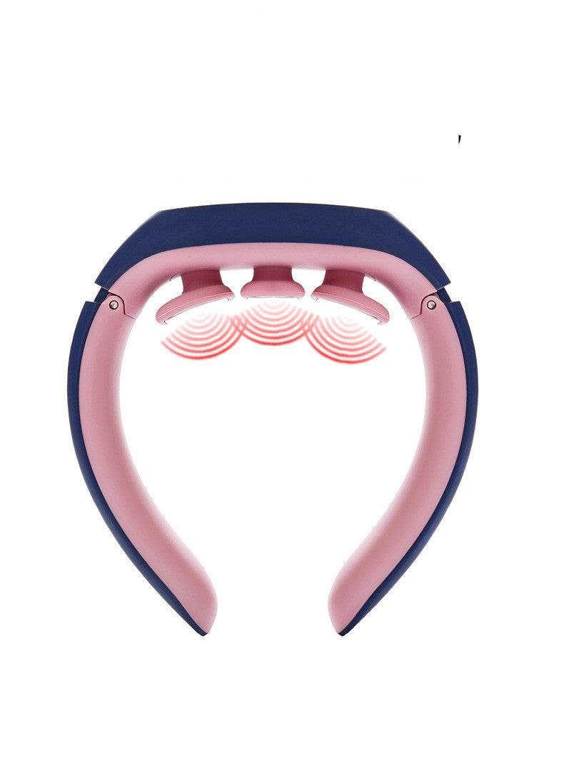 Neck Massager Shoulder Electric Pulse Cervical Traction Collar Therapy Deep Tissue Pain Relieve Stimulator Health Care Massage - ProTrendyz