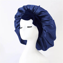New Silk Bonnet For Sleeping Women Satin Bonnet Hair Bonnet Night Sleep Cap Scarf Wrap For Curly Hair With Tie Band For Curly Hair - ProTrendyz