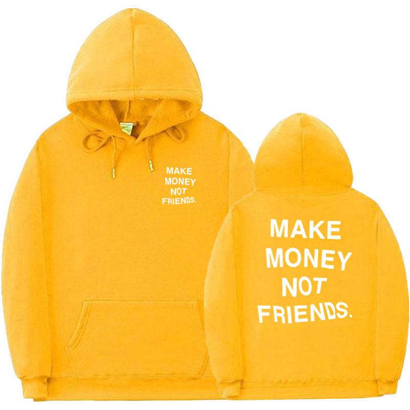 Letter printed Hoodie men's and women's fleece hoodies - ProTrendyz