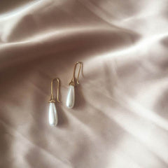 Waterdrop pearl simple personality earrings - ProTrendyz