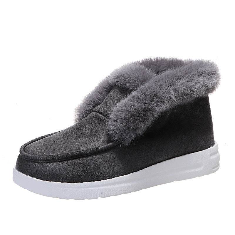 Snow Boots Warm Winter Shoes Plush Fur Ankle Boots Women - ProTrendyz