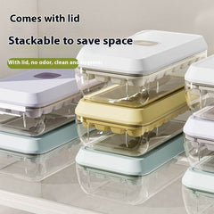 32 Grid Silicone Ice Cube Tray Mould With Lid Shovel Storage Box Remove With One Click Ice Maker DIY Whiskey Cocktail Tools Summer Kitchen Gadgets - ProTrendyz