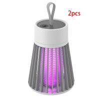 Electric-Shock Physical Mosquito Killer Light Purple Light Mosquito Trap Mosquito Killer Portable OutdoorBedroom USB Rechargeable Mosquito Trap - ProTrendyz