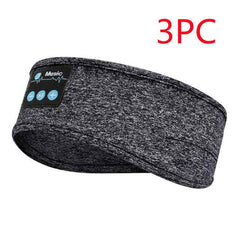 Wireless Bluetooth V5.0 Sports Headband With Music Call Stereo Shading Sleep Headband - ProTrendyz