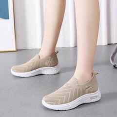 Casual Mesh Shoes Sock Slip On Flat Shoes For Women Sneakers Casual Soft Sole Walking Sports Shoe - ProTrendyz