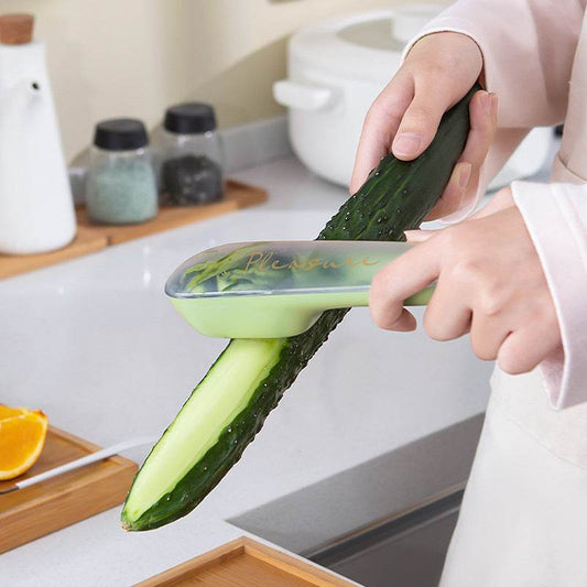 Storage Type Peeling Knife Potato Cucumber Peeler With Storage Tube Apple Fruit Vegetable Scratcher Household Kitchen Gadge - ProTrendyz