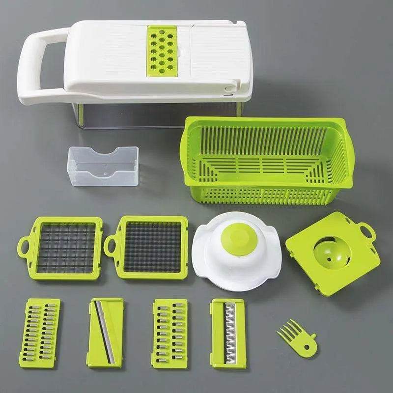 Multifunctional Vegetable Cutter Home Kitchen Slicing And Dicing Fruit Artifact - ProTrendyz