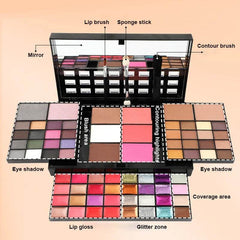 74 Colors Makeup Set Lip Gloss Blush Eyeshadow Highlight Combination Plate Wholesale Makeup Set - ProTrendyz