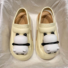 2024 Cute Slipper With Panda Lamp Summer Sandales Femme Light Funny Woman Slippers Shoes Women - ProTrendyz