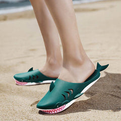 Shark Slippers Beach Shoes Home Flat Slippers Women Men - ProTrendyz