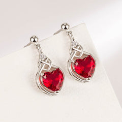 Heart-shaped Ruby Jewelry Suit - ProTrendyz