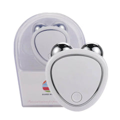 Portable Facial Micro-current Beauty Instrument For Lifting Thinning And Reducing Edema With Double Roller Massager - ProTrendyz