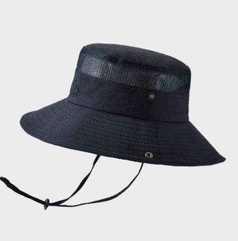 Solid Color Big Brim Sun Hat Outdoor Mountaineering Protection - ProTrendyz