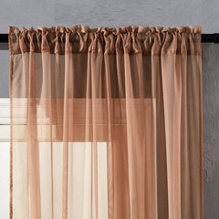 Modern And Simple Pure Color Cotton And Linen Window Screen - ProTrendyz