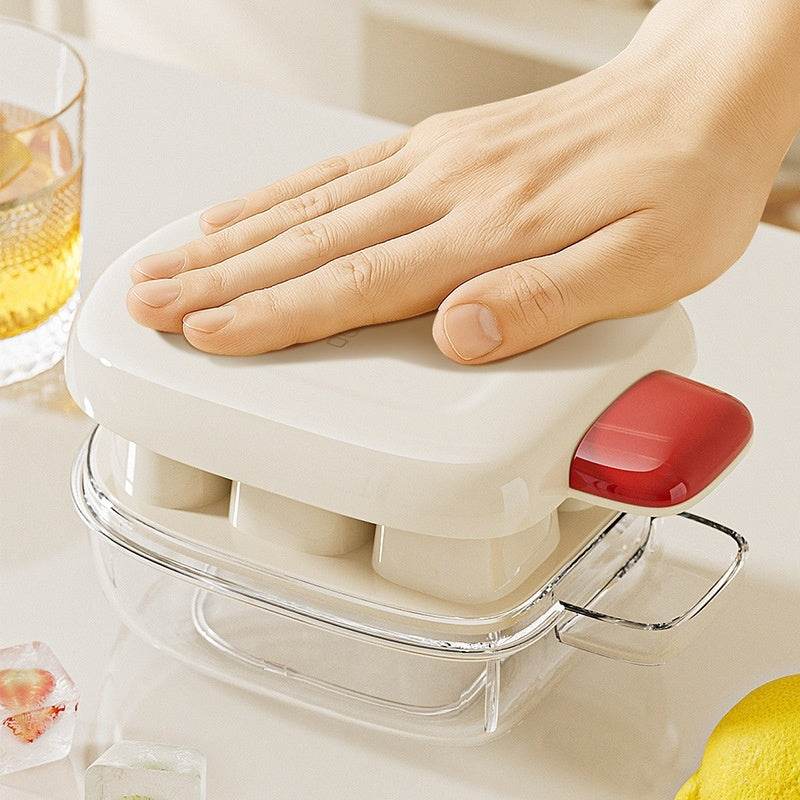 Ice Cube Mold Ice Storage With Lid Press Ice Maker - ProTrendyz