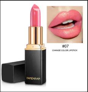 Shiny Metallic Lipstick Pearlescent Color Temperature Change Lipstick Gilt Lipstick - ProTrendyz