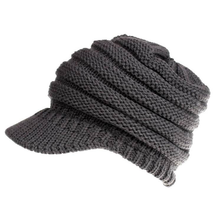 Women Ponytail Beanies Autumn Winter Hats Female Soft Knitting Caps Warm Ladies Skullies - ProTrendyz