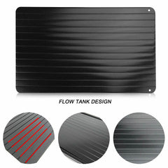 Fast Defrost Tray Fast Thaw Frozen Food Meat Fruit Quick Defrosting Plate Board Defrost Tray Thaw Master Kitchen Gadgets - ProTrendyz