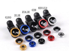 Universal Fisheye Lens 3 in 1 Mobile Phone Clip Lenses Fish - ProTrendyz