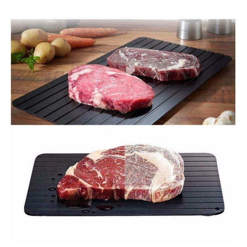 Fast Defrost Tray Fast Thaw Frozen Food Meat Fruit Quick Defrosting Plate Board Defrost Tray Thaw Master Kitchen Gadgets - ProTrendyz