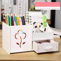 Multi-function pen holder creative student cartoon children desktop small storage box - ProTrendyz