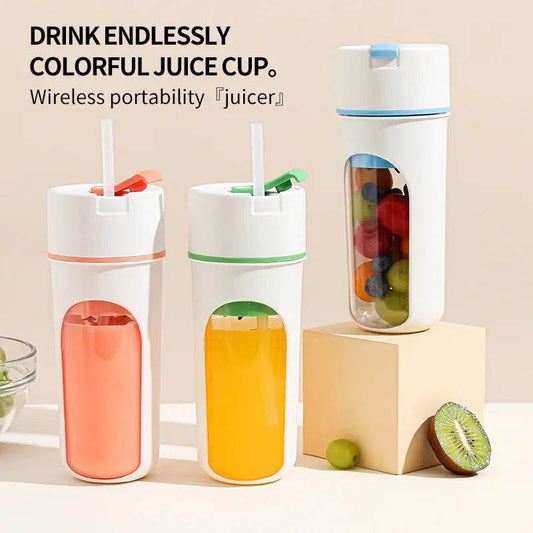 Kitchen Electric Juicer USB Charging Wireless Juices Blender Fruit Orange Mixer Squeezer Machine Ice Crush Cup Food Processor - ProTrendyz