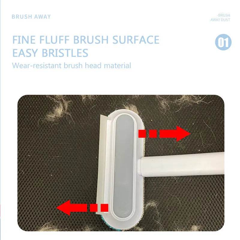 4 In 1 Multifunctional Hair Removal Brush Pet Dog Cat Hair Cleaner Brush Cat Hair Remover Window Screen Cleaning Tool Gadgets - ProTrendyz