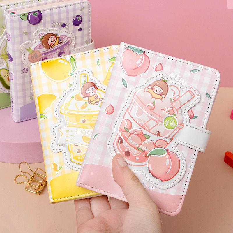Cute Magnetic Buckle Notebook Girl Heart Hand Ledger - ProTrendyz