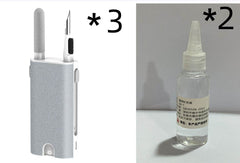 5 In 1 Screen Cleaner Kit Camera Phone Tablet Laptop Screen Cleaning Tools Earphone Cleaning Brush Pen For Office - ProTrendyz