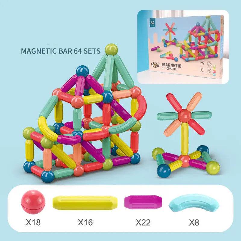Baby Toys Magnetic Stick Building Blocks Game Magnets Children Set Kids Magnets For Children Magnetic Toy Bricks - ProTrendyz