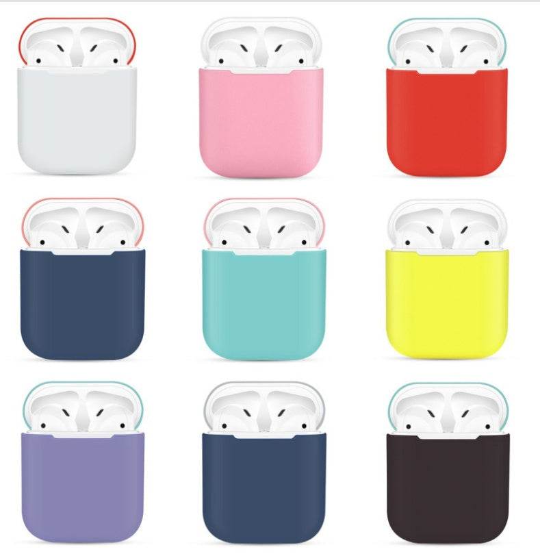Compatible with Apple, Protective cover Suitable for Bluetooth wireless headset charging box protection shell anti-portable silicone sleeve - ProTrendyz