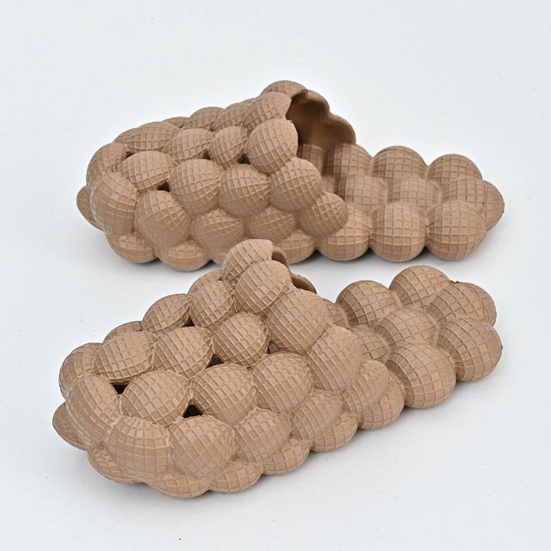 Outer Wear Creative Herringbone Baotou Thick-soled Bathroom Slippers - ProTrendyz