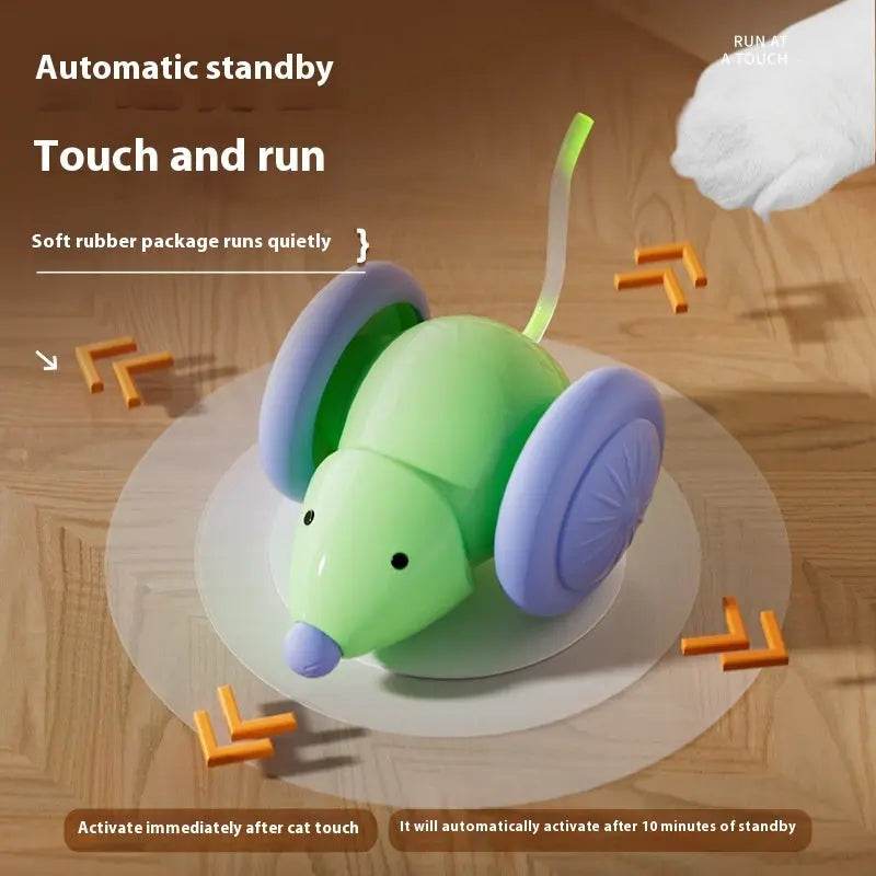 Pet Toys Interactive Cat Toy Electric Mouse Car - Automatic Teaser With Intelligent Obstacle Avoidance Pet Products - ProTrendyz
