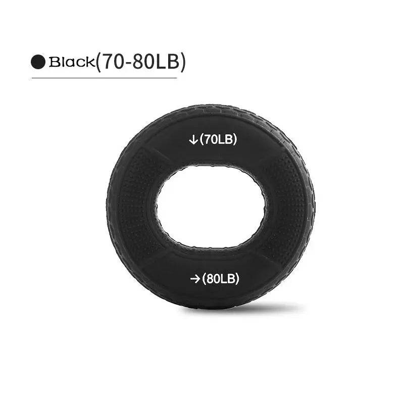 Hand Grip Strengthener, Grip Strength Trainer And Finger Exerciser Silicone Adjustable Hand Grip 20-80LB Gripping Ring Finger Forearm Trainer Carpal Expander Muscle Workout Exercise - ProTrendyz