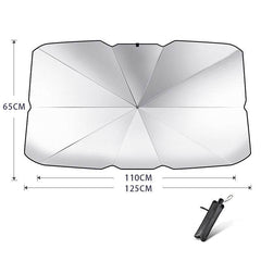 Foldable Car Windshield Sun Shade Umbrella UV Protection Heat Insulation Parasol Auto Front Window Cover Interior Protector Summer Gadgets - ProTrendyz