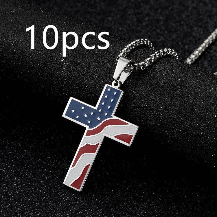 Flag Cross Necklace - ProTrendyz