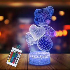 3D Lamp Acrylic USB LED Night Lights Neon Sign Lamp Xmas Christmas Decorations For Home Bedroom Birthday Decor Valentines Day Gifts - ProTrendyz