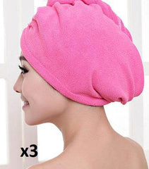 Women's Hair Dryer Cap, Absorbent Dry Hair Towel - ProTrendyz