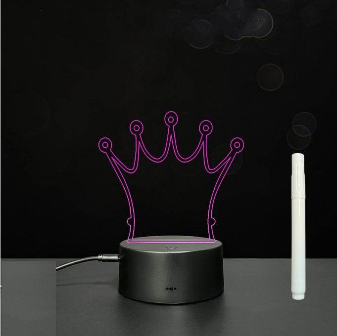 3D Acrylic Board Handwriting Message Board LED Light - ProTrendyz