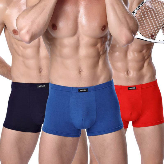 Men's Boxers Mid-waist Modal Boxers Youth Short Underpants - ProTrendyz