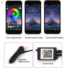 Car Fiber Optic Ambient Light Modified Car Interior Cool Light APP Rhythm Light - ProTrendyz