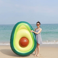 Inflatable Giant Avocado Pool Float Pool Swimming Float Swimming Ring Pool Circle Party Buoy Toy - ProTrendyz