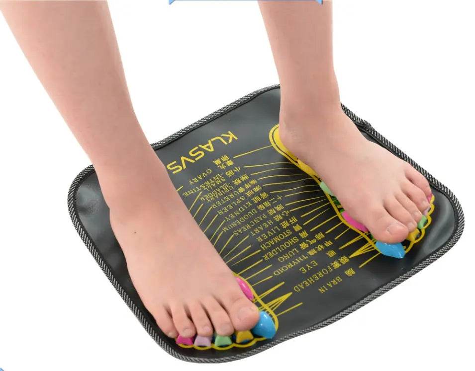 Reflexology Foot Massage Pad Cobblestone Walk Massager Mat Pain Relief Health Care Acupressure Mat - ProTrendyz
