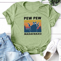 Short Sleeve Pew Maddakas T-Shirt European Size Top - ProTrendyz
