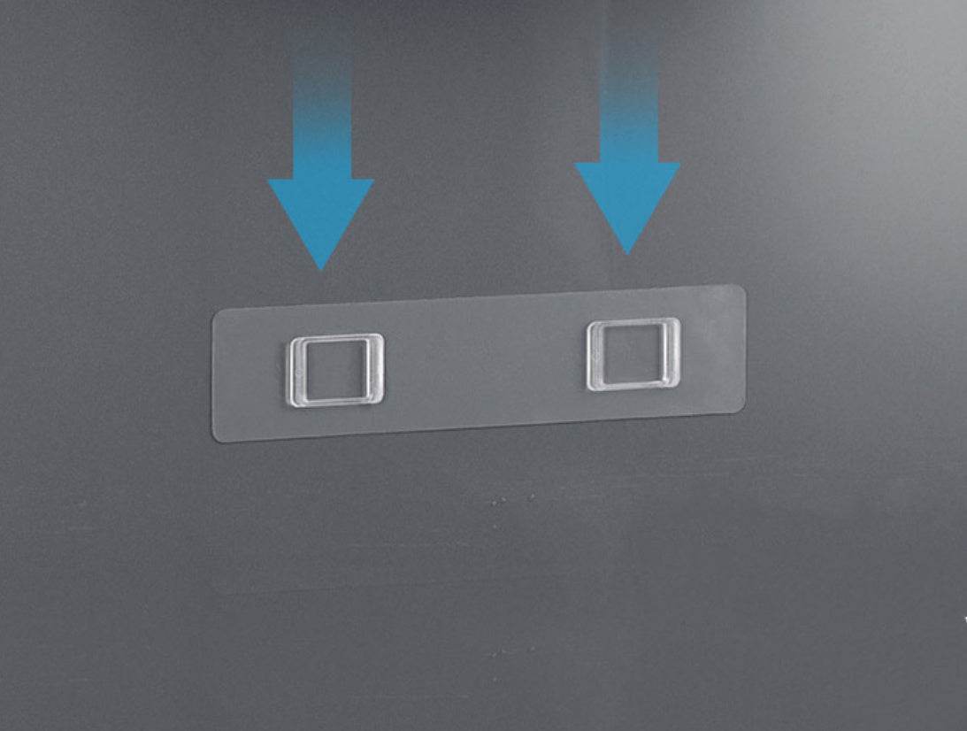 Non-marking Hanging Magnetic Toothbrush Holder Single Drawer Storage Rack With Toothpaste Squeezer Toiletry Set - ProTrendyz