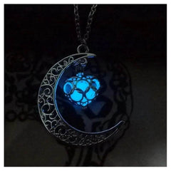 Glowing Pendant Necklaces Silver Plated Chain Necklaces US - ProTrendyz